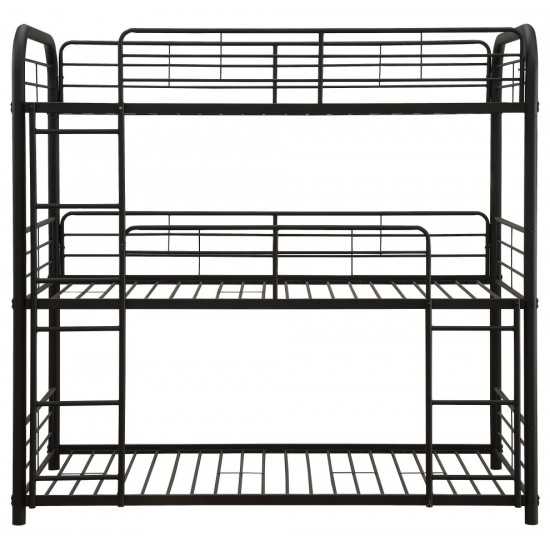 ACME Cairo Triple Bunk Bed - Twin, Sandy Black