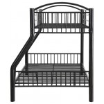 ACME Cayelynn Twin/Full Bunk Bed, Black