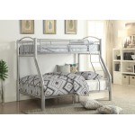 ACME Cayelynn Twin/Full Bunk Bed, Silver