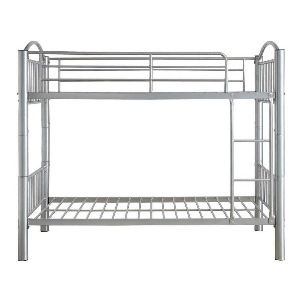 ACME Cayelynn Twin/Twin Bunk Bed, Silver