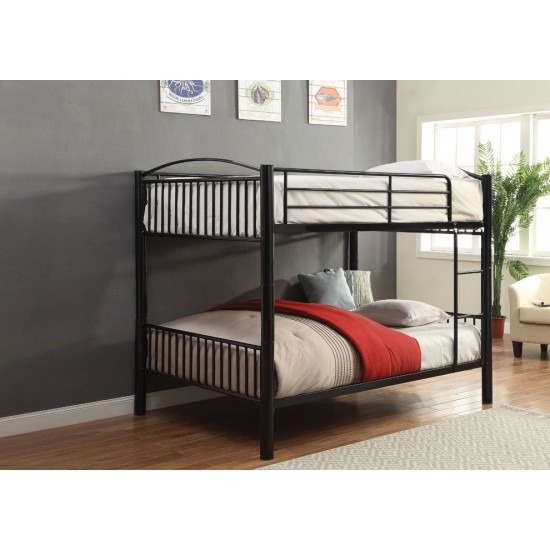 ACME Cayelynn Full/Full Bunk Bed, Black