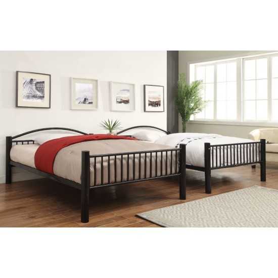 ACME Cayelynn Full/Full Bunk Bed, Black
