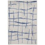 Nourison Whimsicle WHS09 Area Rug, Ivory/Blue, 2' x 3'