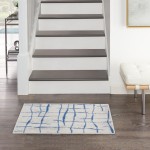 Nourison Whimsicle WHS09 Area Rug, Ivory/Blue, 2' x 3'