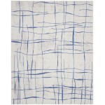 Nourison Whimsicle WHS09 Area Rug, Ivory/Blue, 7' x 10'