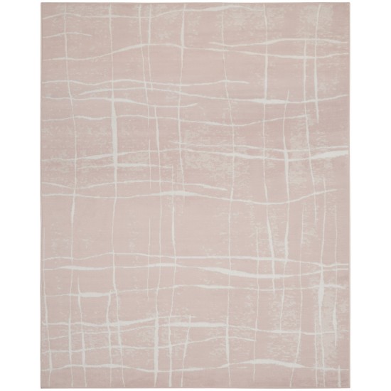 Nourison Whimsicle WHS09 Area Rug, Pink/Ivory, 7' x 10'