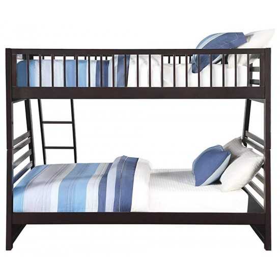 ACME Jason XL Twin/Queen Bunk Bed & Drawers, Espresso