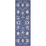 Nourison Whimsicle WHS10 Runner Rug, Navy/Multicolor, 2' x 8'