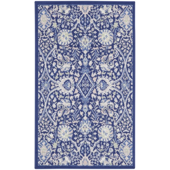 Nourison Whimsicle WHS10 Area Rug, Navy/Multicolor, 3' x 5'