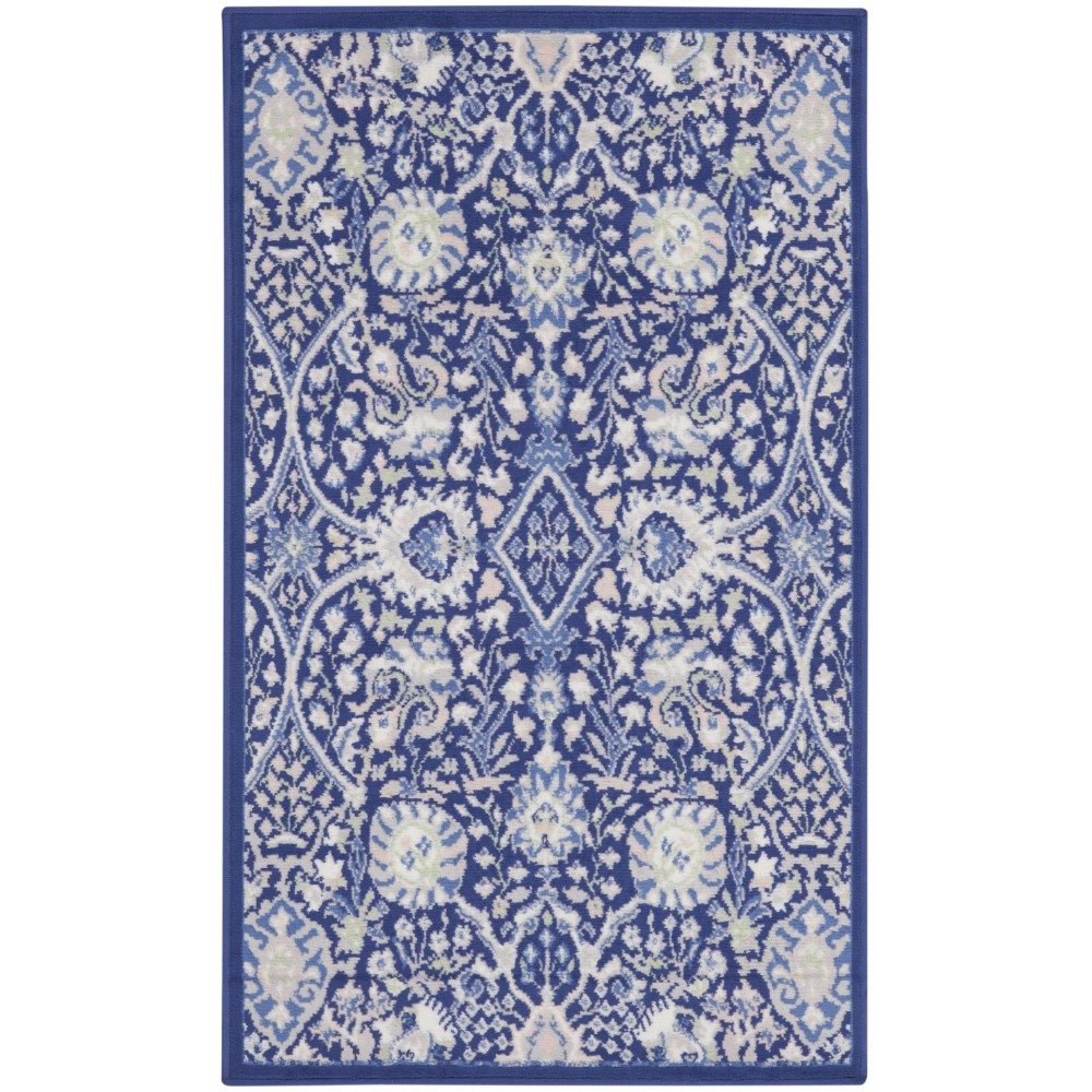 Nourison Whimsicle WHS10 Area Rug, Navy/Multicolor, 3' x 5'