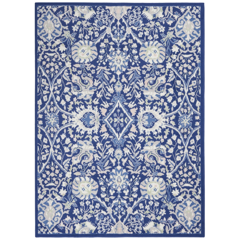 Nourison Whimsicle WHS10 Area Rug, Navy/Multicolor, 5' x 7'