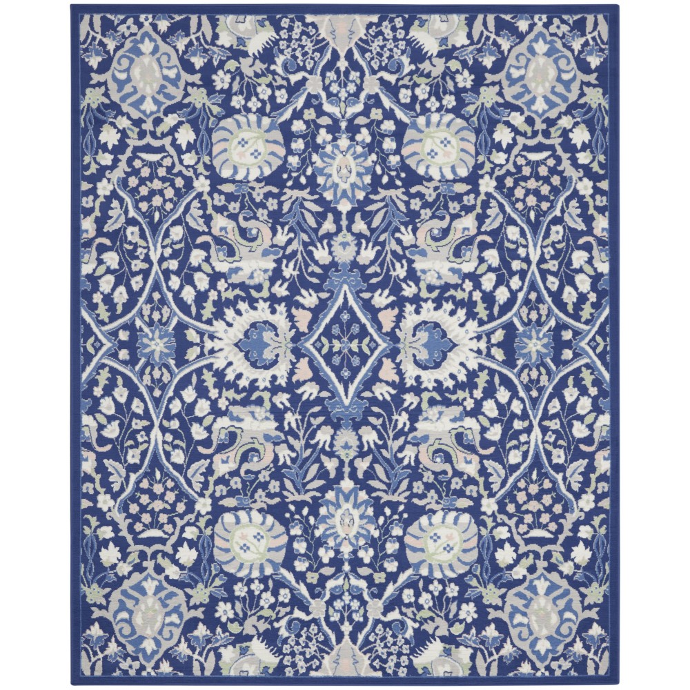 Nourison Whimsicle WHS10 Area Rug, Navy/Multicolor, 8' x 10'