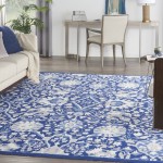 Nourison Whimsicle WHS10 Area Rug, Navy/Multicolor, 8' x 10'