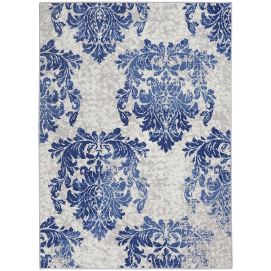 Nourison Whimsicle WHS11 Area Rug, Ivory/Navy, 4' x 6'