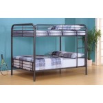 ACME Bristol Full/Full Bunk Bed, Gunmetal