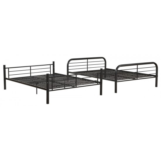 ACME Bristol Full/Full Bunk Bed, Gunmetal