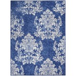 Nourison Whimsicle WHS11 Area Rug, Navy/Ivory, 4' x 6'