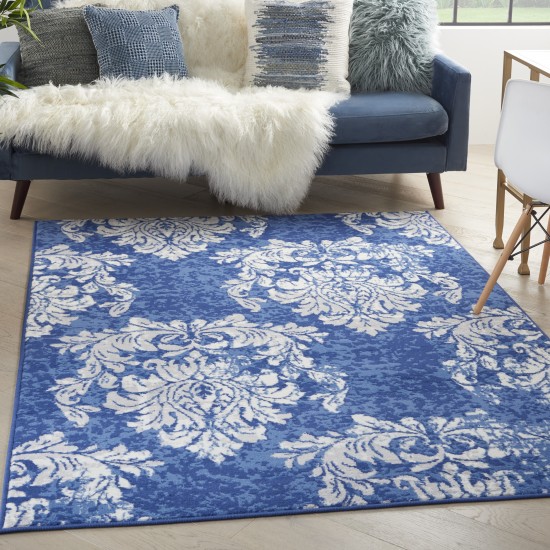 Nourison Whimsicle WHS11 Area Rug, Navy/Ivory, 4' x 6'