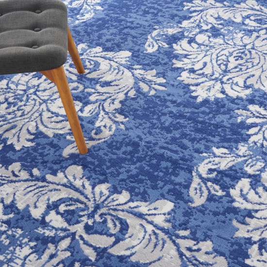 Nourison Whimsicle WHS11 Area Rug, Navy/Ivory, 8'4" x 11'6"
