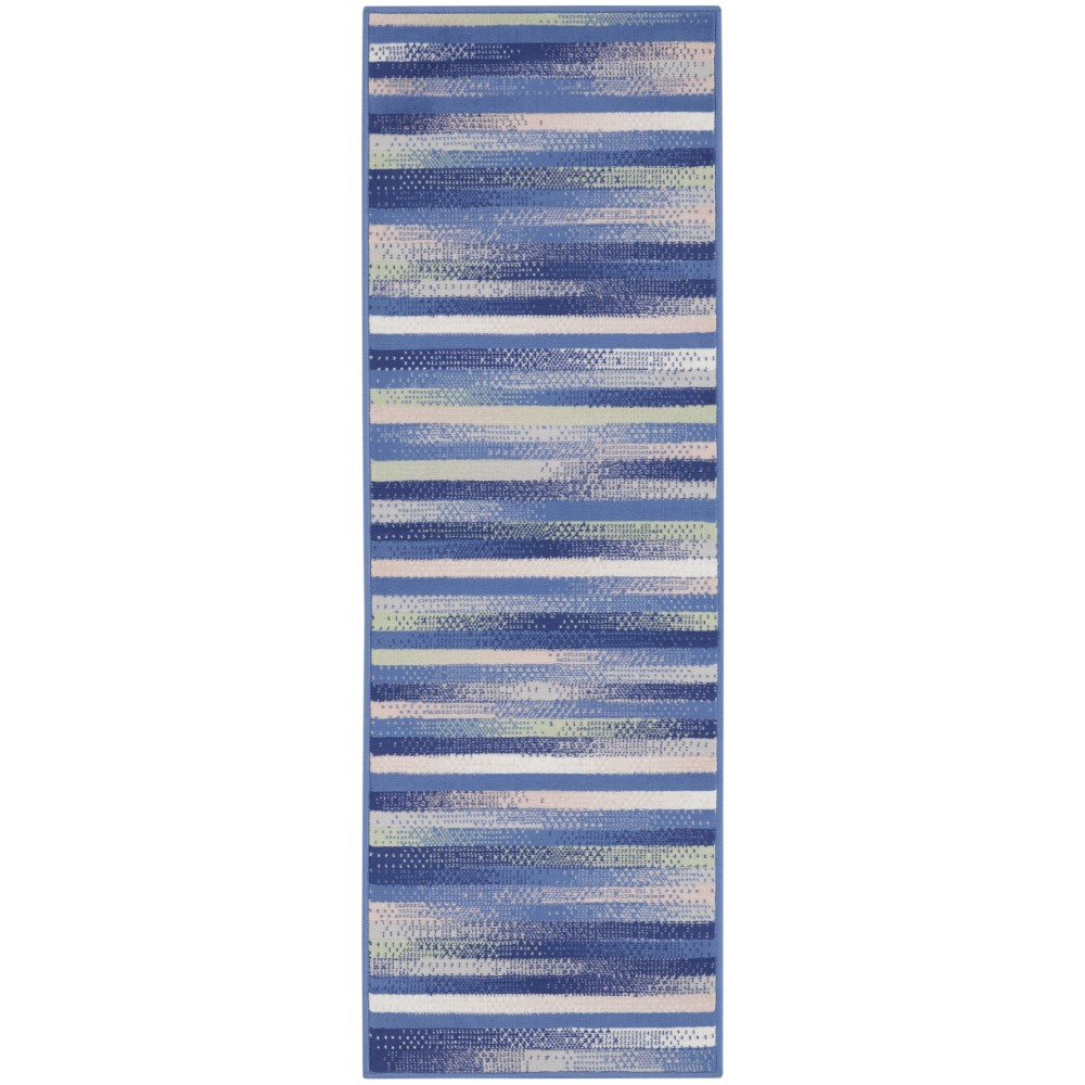 Nourison Whimsicle WHS12 Runner Rug, Blue/Multicolor, 2' x 6'