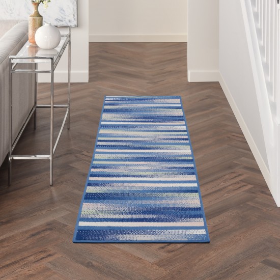 Nourison Whimsicle WHS12 Runner Rug, Blue/Multicolor, 2' x 6'