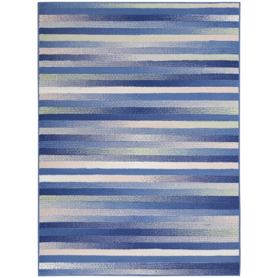 Nourison Whimsicle WHS12 Area Rug, Blue/Multicolor, 4' x 6'