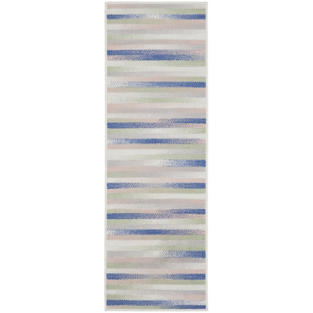 Nourison Whimsicle WHS12 Runner Rug, Ivory/Multicolor, 2' x 6'