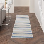 Nourison Whimsicle WHS12 Runner Rug, Ivory/Multicolor, 2' x 6'