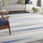 Nourison Whimsicle WHS12 Area Rug, Ivory/Multicolor, 7' x 10'