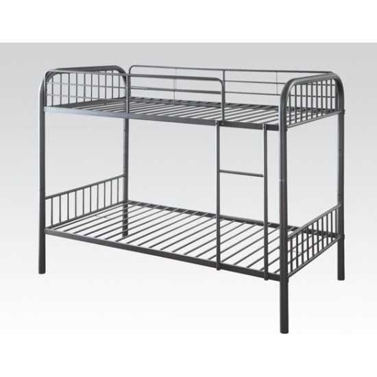 ACME Bristol Twin/Twin Bunk Bed, Gunmetal