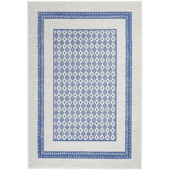 Nourison Whimsicle WHS13 Area Rug, Ivory/Blue, 4' x 6'