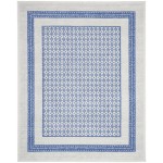 Nourison Whimsicle WHS13 Area Rug, Ivory/Blue, 7' x 10'