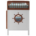 ACME Farah Bunk Bed (Twin/Twin), Oak & White