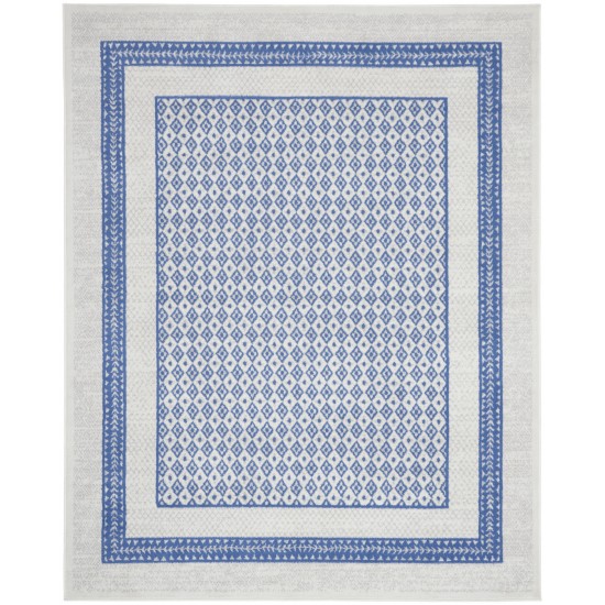 Nourison Whimsicle WHS13 Area Rug, Ivory/Blue, 8'4" x 11'6"