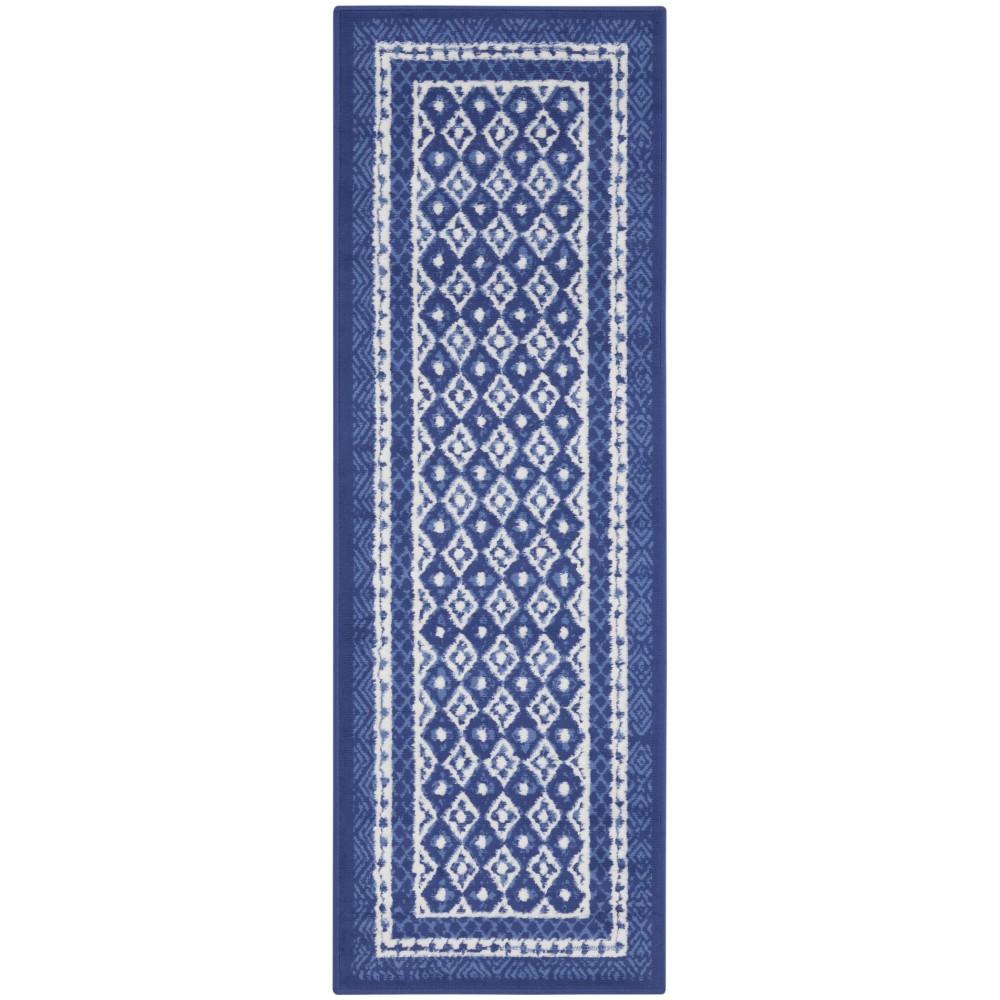 Nourison Whimsicle WHS13 Runner Rug, Navy, 2' x 8'