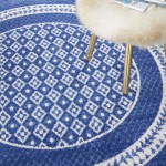 Nourison Whimsicle WHS13 Area Rug, Navy, 5' x Round