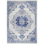 Nourison Whimsicle WHS14 Area Rug, Ivory/Blue, 5' x 7'