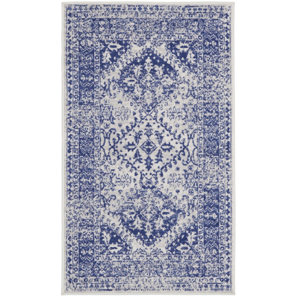 Nourison Whimsicle WHS15 Area Rug, Ivory/Navy, 3' x 5' Nourison Whimsicle WHS15 Area Rug, Ivory/Navy, 3' x 5'