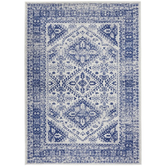 Nourison Whimsicle WHS15 Area Rug, Ivory/Navy, 4' x 6'