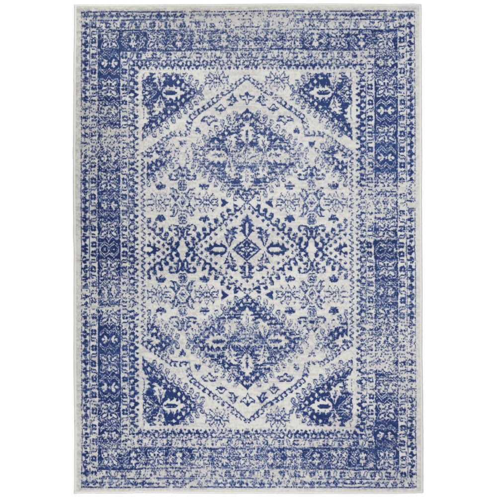 Nourison Whimsicle WHS15 Area Rug, Ivory/Navy, 4' x 6' Nourison Whimsicle WHS15 Area Rug, Ivory/Navy, 4' x 6'