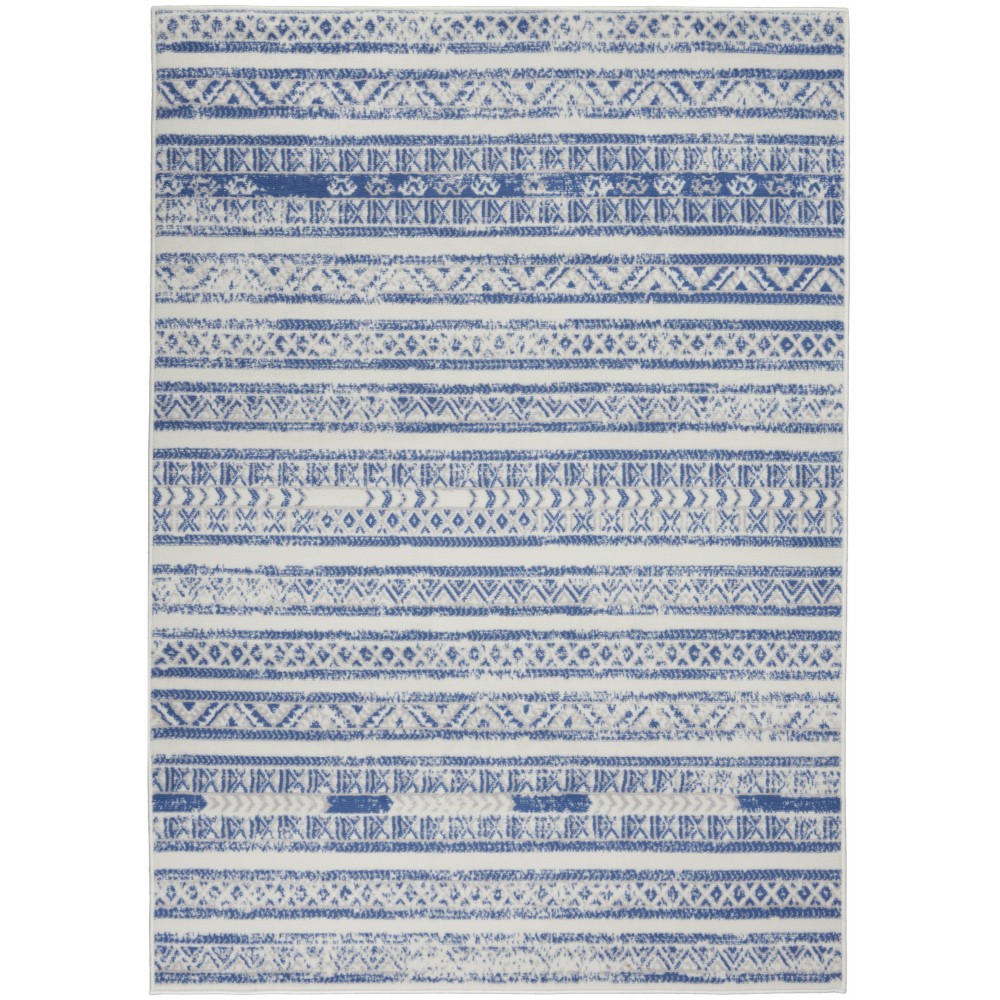 Nourison Whimsicle WHS16 Area Rug, Ivory/Blue, 6' x 9' Nourison Whimsicle WHS16 Area Rug, Ivory/Blue, 6' x 9'