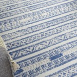 Nourison Whimsicle WHS16 Area Rug, Ivory/Blue, 6' x 9'
