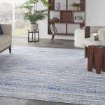 Nourison Whimsicle WHS16 Area Rug, Ivory/Blue, 7' x 10'