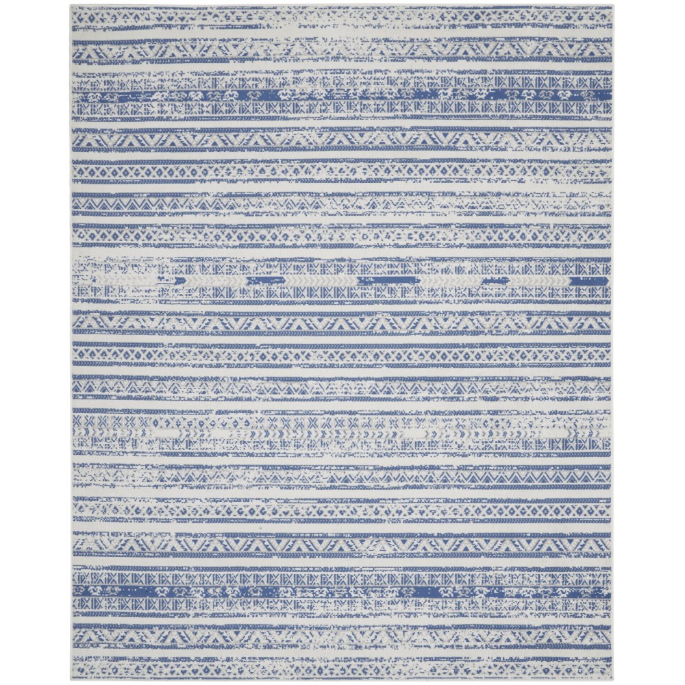 Nourison Whimsicle WHS16 Area Rug, Ivory/Blue, 8'4" x 11'6"