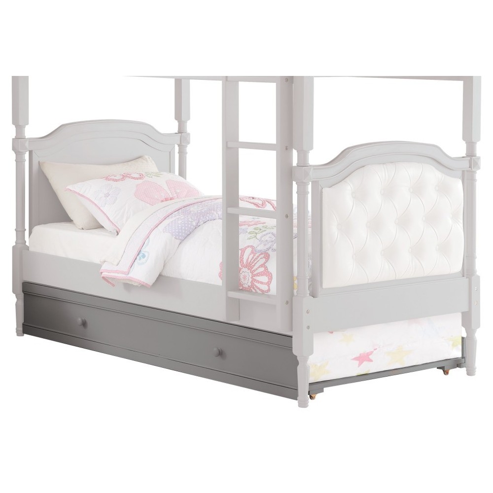 ACME Pearlie Trundle (Twin), Antique Gray