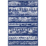 Nourison Whimsicle WHS16 Area Rug, Navy/Ivory, 2' x 3'