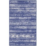 Nourison Whimsicle WHS16 Area Rug, Navy/Ivory, 3' x 5'