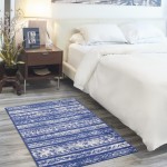 Nourison Whimsicle WHS16 Area Rug, Navy/Ivory, 3' x 5'