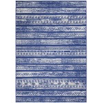 Nourison Whimsicle WHS16 Area Rug, Navy/Ivory, 4' x 6'