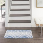 Nourison Whimsicle WHS17 Area Rug, Ivory/Blue, 2' x 3'